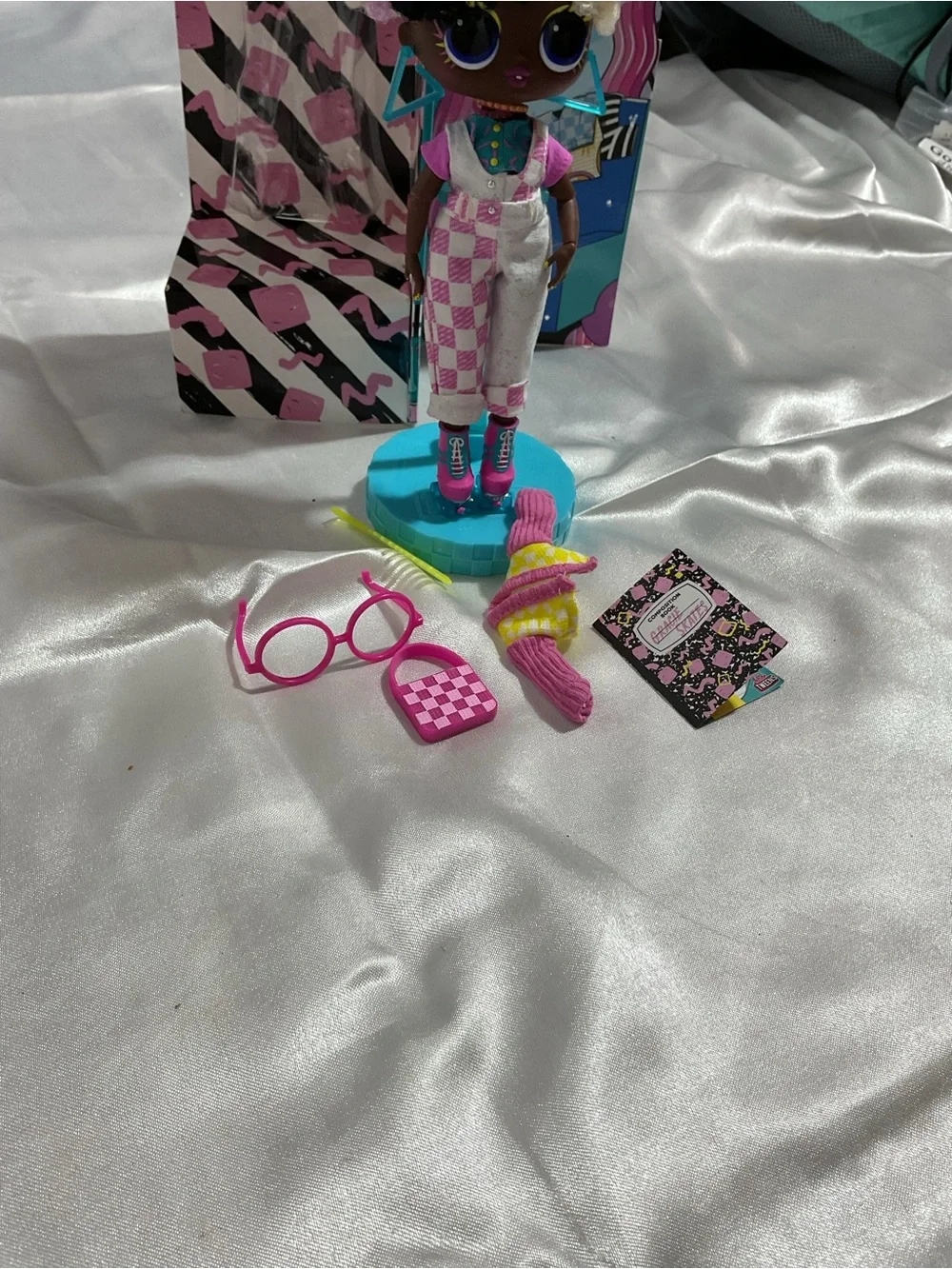 L.O.L. Surprise! Doll with Pink, White, Black, Blue and Yellow Accents